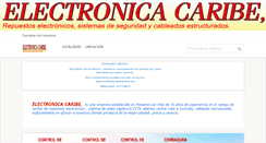 Desktop Screenshot of electronicacaribe.com